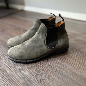 Blundstones Gray Chelsea Boots